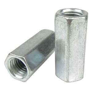 M4 M5 M6 M8 M10 M12 Sechskant-Kupplungsmutter aus Kohlenstoffstahl, verzinkt, Messing-Sechskant-Langmutter für Gesundheits- und Bergbauanwendungen OEM - Product Image 3