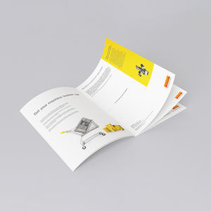 Album de brochures graphiques sur l'équitation en cuir verni, reliure parfaite, agrafé, couverture rigide, papier couché, impression numérique - Product Image 2