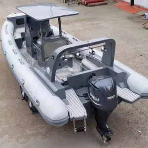 制造商28英尺铝游艇肋骨船860假日压花豪华充气游艇价格