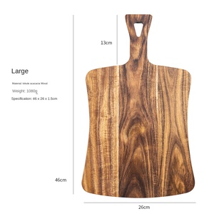 Tabla de Cortar Moderna y Sencilla de Madera de Acacia <span class=keywords><strong>para</strong></span> Carne y Alimentos Cocinados, Forma Irregular - Product Image 6