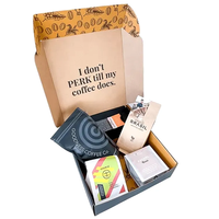 Boîte postale noire en carton ondulé recyclable de luxe de 2mm pour les fournitures de café pour l'artisanat et l'impression en relief alimentaire