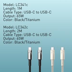 <span class=keywords><strong>Cable</strong></span> <span class=keywords><strong>de</strong></span> Carga Rápida <span class=keywords><strong>Original</strong></span> LDNIO LC341C <span class=keywords><strong>de</strong></span> 65 W, PD QC, USB Tipo C a Tipo C, para Teléfono Móvil Inteligente - Product Image 6