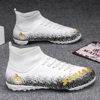Chaussures de football personnalisées en gros Bottes de sport hautes pour hommes Chaussures de football pour hommes AG FG TF Chaussure de football