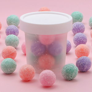 LovSens Boules <span class=keywords><strong>de</strong></span> <span class=keywords><strong>sel</strong></span> <span class=keywords><strong>de</strong></span> bain créatives en forme <span class=keywords><strong>de</strong></span> bonbons - Écologiques, sur le thème des animaux, au <span class=keywords><strong>sel</strong></span> marin, exfoliant doux, aromathérapie aux huiles essentielles - Product Image 1