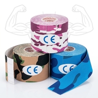 Bande de kinésiologie en coton de 5 m pour la protection en physiothérapie, imperméable, hypoallergénique, logo personnalisé, unisexe, échantillons gratuits