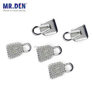 MRDEN OEM 10 stuks/zak RVS Bondable Lingual Button met haak voor orthodontische producten - Product Image 5