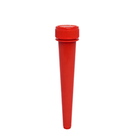 Tube conique en plastique de haute qualité de 100 mm avec bouchons à pression et à rotation, utilisé pour l'emballage alimentaire, bouteille en plastique