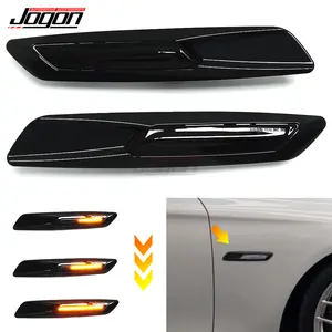 BMW 5 시리즈 F10 2011-2016 방향 지시등 측면 마커 빛 점멸 표시기 방수 램프 트림 자동차 액세서리