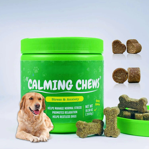 Golosinas Masticables Orgánicas Calmantes con Melatonina y Raíz de Valeriana, Sabor Natural para Perros, Absorción Rápida, Tratamiento Seguro para el Manejo del Estrés - Product Image 1