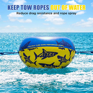 Top Quality 1 to 2 Person Inflatable <b>Towable</b> Boat Tube with Quick Connect Heavy Duty 840D PVC Water Tube for Lake River Sports - Product Image 2