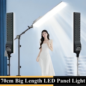 <span class=keywords><strong>Lampe</strong></span> LED plate longue bande pour beauté, diffusion en direct, caméra, téléphone, enregistrement vidéo en ligne, photographie, studio photo - Product Image 4