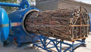 Rauch lose Holzkohle Maschine Bioko hleofen Karbon isierungsofen ToMake Bambus kohle - Product Image 2