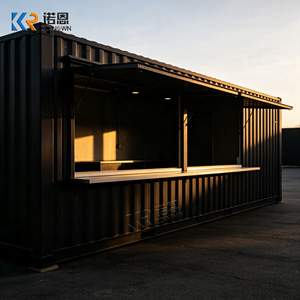 Camion carré personnalisé professionnel pour la vente de nourriture, certifié DOT, remorque à café en acier inoxydable - Product Image 5