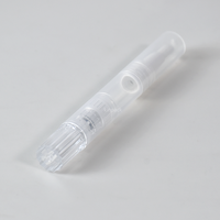 Stylo cosmétique torsadé en PP de petite taille avec logo personnalisé, couleur transparente, vide, pour correcteur et gloss à lèvres