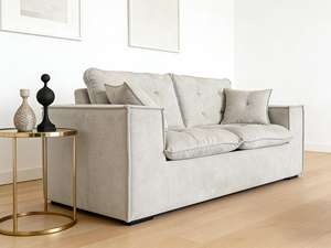 Divano Comprimibile Salvaspazio Grigio Chiaro, Confezionato Sottovuoto, Pieghevole, Ideale per Soggiorno e Camera degli Ospiti - Product Image 3