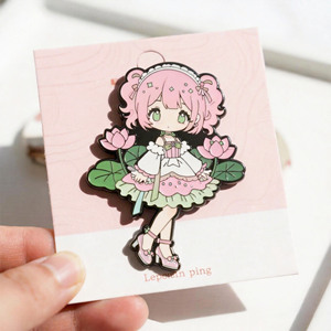 Cartoon Fairy Metal Pin Gold-Plated Hard Enamel Zinc Alloy Art Collectible Decorative Pin - Product Image 3