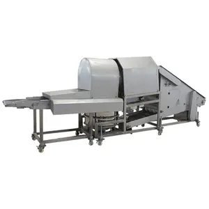 Sản Phẩm Mới Hoàn Toàn Tự Động Thương Mại Gà Cốm Tôm Cá Thịt Bánh Mì Crumb Coating Machine For Sale