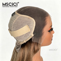 Perruque frontale brésilienne en cheveux humains Remy, sans colle, transparente HD, aspect naturel, longue, emballage personnalisable, vente en gros