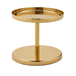 Nouveau pot de bougie en métal plaqué or rose martelé pour le désherbage pot d'éclairage de bougie en métal - Product Image 1