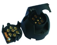 ANKA Nouveau connecteur de remplacement pour remorque en plastique de type N ISO1724 12V 7 broches
