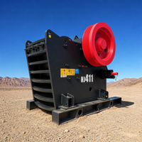 Concasseur à mâchoires HONGXING HJ411, directement de l'usine, 150-565t/h, alimentation maximale 700mm, certifié CE, moteur 110kw, équipement minier/de carrière