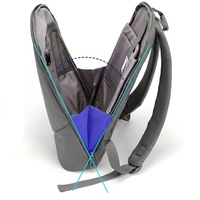 Tas Ransel Laptop Ringan Tipis untuk Wanita Pria Tahan Air Tas Ransel Bisnis Sekolah Logo Warna Kustom Tas Ransel Bisnis Perjalanan