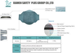 Vente directe d'usine, respirateur anti-poussière <span class=keywords><strong>FFP1</strong></span>, <span class=keywords><strong>masque</strong></span> de <span class=keywords><strong>protection</strong></span> industrielle professionnel - Product Image 6