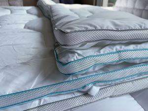 Nouvelle conception <span class=keywords><strong>Couette</strong></span> toutes saisons en microfibre douce et respirante avec languettes aux coins, taille personnalisée, alternative au duvet - Product Image 4