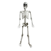 Simuliertes Skelett Halloween-Dekoration 165cm Horror-Atmosphäre Ornamente Geisterhaus Künstliches Menschenförmiges Knochenmodell aus PE