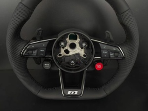 พวงมาลัยสไตล์ R-Line สำหรับ Audi A3 A4 A5 A6 S3 <span class=keywords><strong>S4</strong></span> S5 Q3 Q5 Q7 TT B9 8V <span class=keywords><strong>8W</strong></span> - Product Image 4