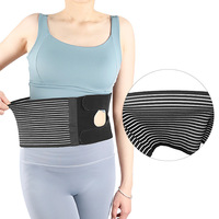 Ceinture abdominale ouverte en nylon élastique respirant, réglable en U, avec soutien lombaire, pour utilisation universelle en toutes saisons