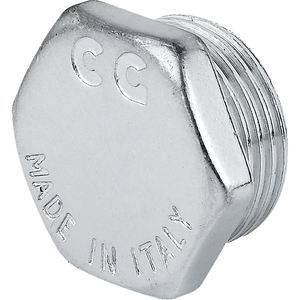 Capuchon mâle hexagonal en laiton chromé 1 \ "pour outils de tournage - Product Image 2