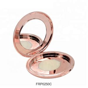 ตลับแป้งอัดแข็งสีโรสโกลด์แบบกำหนดเอง บรรจุภัณฑ์แป้งอัดแข็งแบบรีไซเคิลสำหรับเครื่องสำอาง โลชั่น แป้งอัดแข็งแบบกำหนดเองได้ - Product Image 3