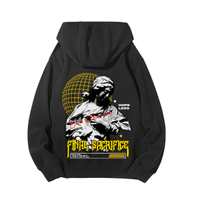 Lông Cừu Dày Bông Áo & Áo Thoải Mái Mùa Đông Quá Khổ Chất Lượng Tốt 350GSM Số Lượng Lớn Bán Buôn Trống Biểu Tượng Tùy Chỉnh In Cho Nam Giới - Product Image 2