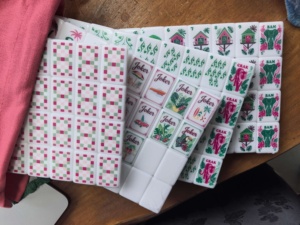 Jeu de Mahjong Américain Thème Forêt <span class=keywords><strong>Tropicale</strong></span> avec Tuiles Colorées <span class=keywords><strong>Jungle</strong></span>, Design Inspiré de la Nature pour Soirée de Jeu en Famille - Product Image 6