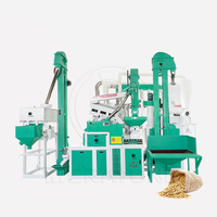 Équipement multifonctionnel de grande capacité pour le traitement du riz avec décortiqueuse, blanchisseuse et polisseuse