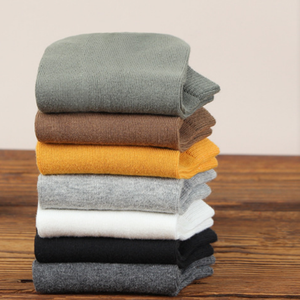 جوارب بدون درزات بمقاسات كبيرة جوارب كاحل ناعمة قطنية أساسية - Product Image 4