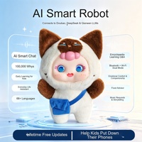 Ours en peluche interactif vocal IA de 12 pouces avec Wi-Fi, effet vison, robot compagnon émotionnel, cadeau musical pour hommes