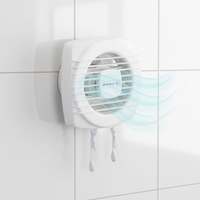 Ventilateur extracteur de cuisine et de toilettes Jinling 6 pouces, usage domestique et VR, faible bruit, débit d'air 180m³/h, moteur à pôles ombragés, interrupteur à cordon
