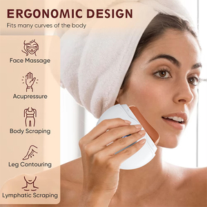 Instrument de grattage de massage méridiens brosse électrique galvanique outil de sculpture du visage équipement de beauté pour appareil facial - Product Image 3