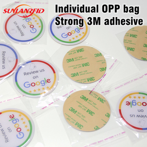 13.56MHz RFID NFC adesivo libro Tag materiale PVC piastra epossidica quadrata per la revisione per WhatsApp prezzo mirato - Product Image 5