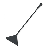 Pelle à sable triangulaire en acier inoxydable de 32 cm, outil de nettoyage d'aquarium, grattoir à algues, niveleur de sable allongé, vente en gros