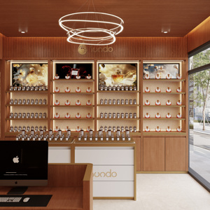 Diseño de Interiores de Tienda de Perfumes de Alta Gama, Renderizado 3D, Muebles para <span class=keywords><strong>Tiendas</strong></span> Minoristas, Accesorios de Exhibición de Cosméticos y Fragancias - Product Image 3