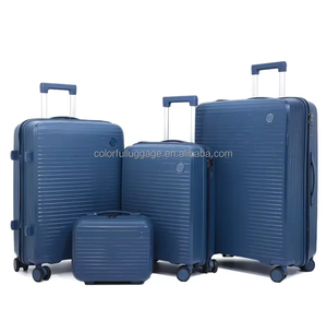 Ensemble de 2 valises rigides légères anti-rayures, bagages <span class=keywords><strong>cabine</strong></span> emboîtables, logo personnalisé, prêts à expédier - Product Image 6