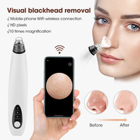Appareil de beauté électrique pour nettoyer les pores et éliminer les points noirs, avec aspiration sous vide, application WIFI, caméra HD