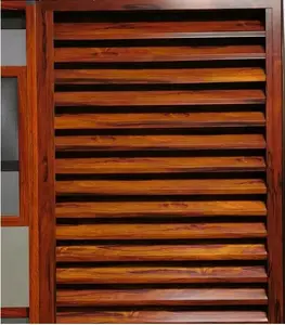 Thiết kế mới chống trộm trang trí rèm nhà máy trực tiếp của gỗ và Basswood màu trồng cửa chớp linh kiện cửa chớp