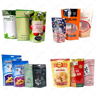 Scellé à la chaleur refermable design vif amandes arachide noix de cajou graines 100g 200g pochette d'emballage de fruits secs