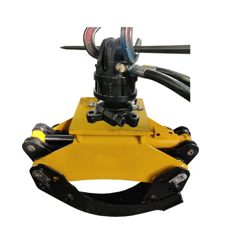 Rotateur hydraulique DRB50F grappin pour chargeuse sur pneus