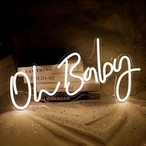 Iluminación LED de Neón Personalizada Ohbaby para Habitaciones Infantiles y Bodas, Luces de Ambiente Púrpuras para Decoración del Hogar, Eventos y Fiestas - Product Image 5