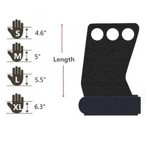 3孔定制体操握把，用于拉起举重身体泵设备、运动、碳纤维健身房手掌保护握把 - Product Image 6